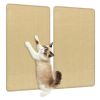 2-Pack 32"x20" Natural Sisal Cat Scratching Mats, Multifunctional Resting & Play Pads for Multi-Cat Households