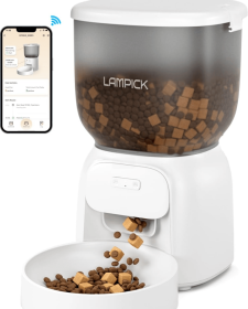 Smart Automatic Cat Feeder – WiFi-controlled cat food dispenser with app control