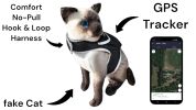 Portable GSM Waterproof Pet Tracker Rechargeable Mini GPS Tracking NEW Size:L