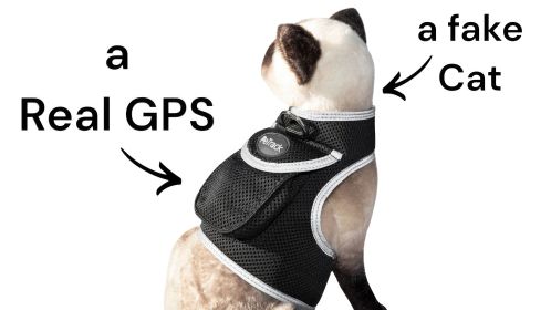 Pet Tracker GPS Dog Collars Tracking Device for Wireless Pet Surveillance Size:L