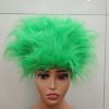 Funny Wigs Unsex Trolls Wig Green Crazy Wigs Costume Funky Hairband Green Party for Halloween Costume Cosplay